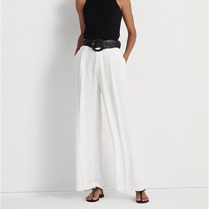 RALPH Lauren Pleated Georgette Pant